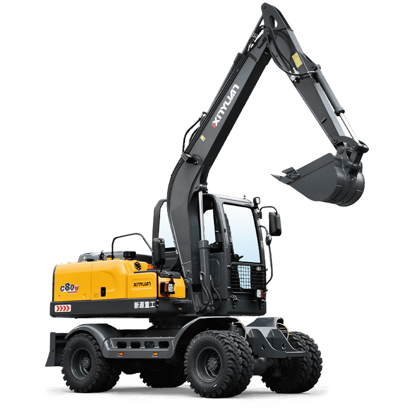 Máy Xúc Đào Bánh Lốp Xinyuan C80 - Giải Pháp Tối Ưu Cho Công Trình Đa Dụng